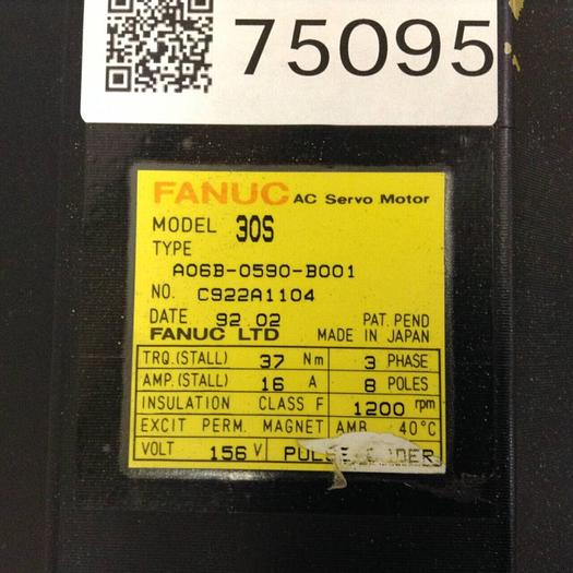 Used FANUC AC Servo Motor A06B-0590-B001 Used