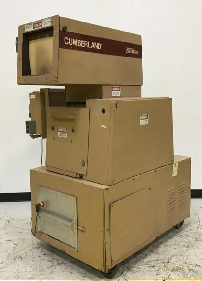 Used CUMBERLAND 10 HP Grinder / Granulator, 284 GRAN 3KN 10, Used