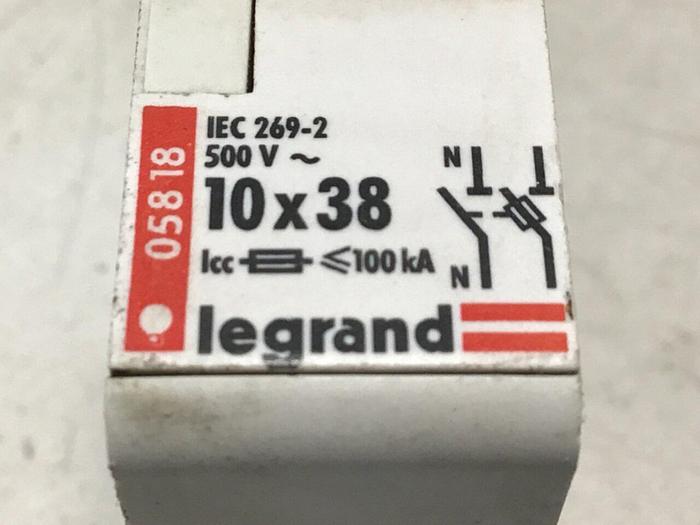Used LEGRAND Fuse Holder 10X38 #114542