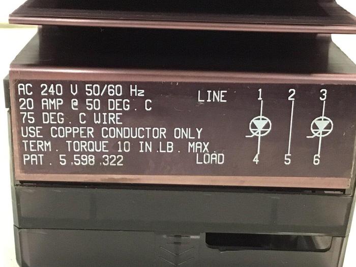 Used WATLOW Solid State Power Controller DIN-A-MITE #124011