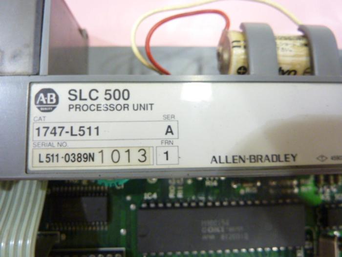 Used ALLEN BRADLEY 5/01 Processor Unit 1747-L511 SER A #43536