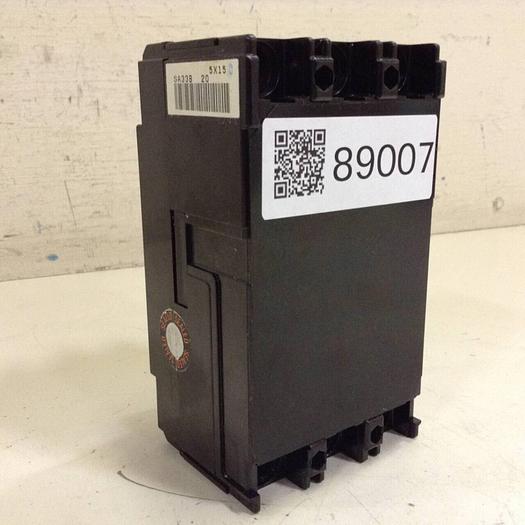 Used FUJI ELECTRIC 20 Amp Auto Circuit Breaker SA33B-20 #89007