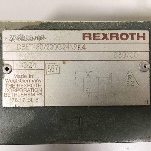 Used REXROTH Valve DBET50200G24N9K4 #90582
