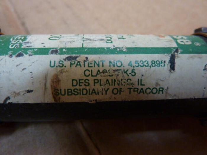 Used LITTELFUSE 100 Amp Fuse FLNR-100 #27000