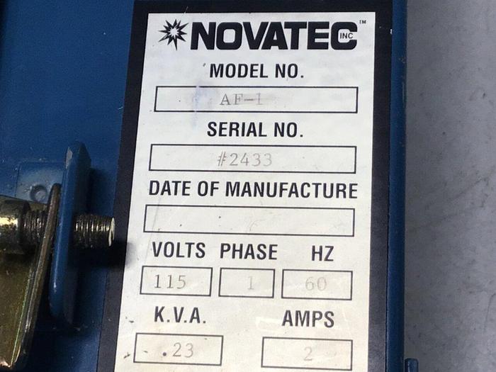 Used NOVATEC Motor Speed Control AF-1-047B #119868