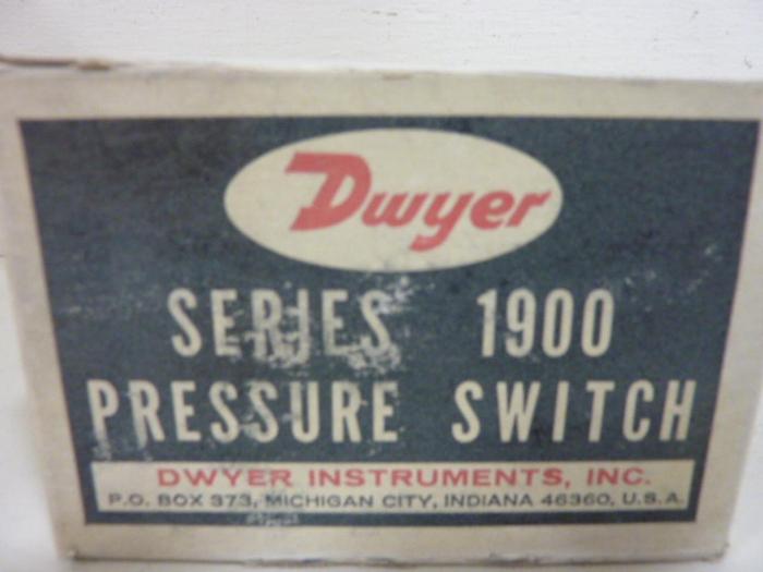 DWYER Pressure Switch 1910-20 NEW #53205