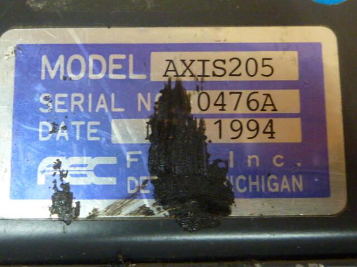 Used FEC Axis Controller AXIS205 #32812