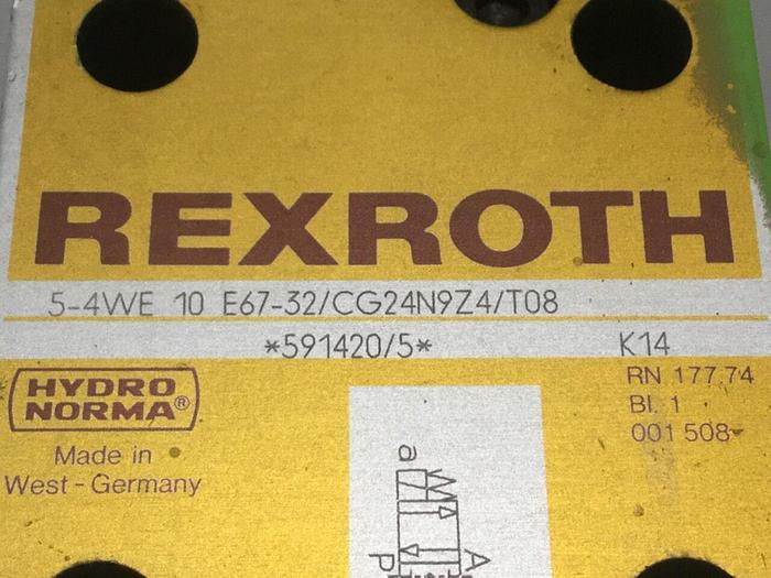 Used REXROTH Valve 54WE10E6732/CG24N9Z4T08 Used