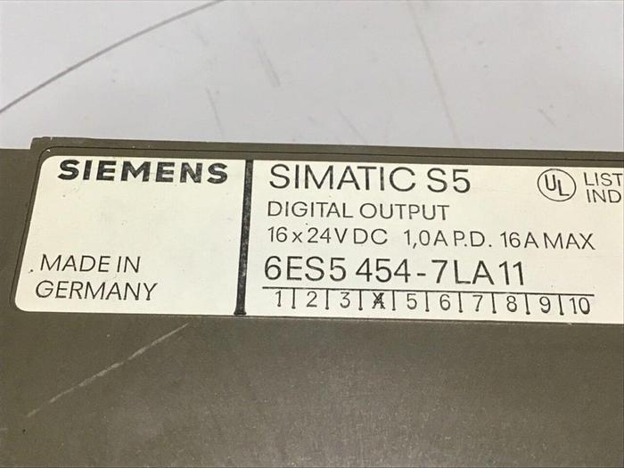 Used SIEMENS Digital Output 6ES5 454-7LA11 #113136