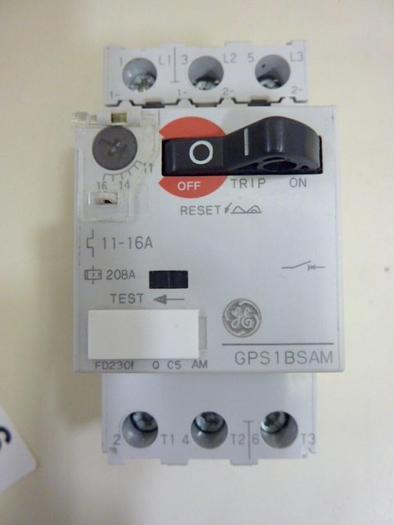 Used GENERAL ELECTRIC / GE Manual Motor Starter GPS1BSAM #63806