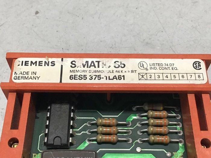 Used SIEMENS SIMATIC S5 Memory Submodule 6ES5 375-1LA61 #113806