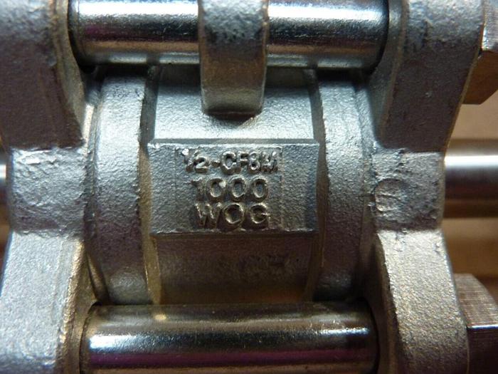 JENSEN Ball Valve 1/2-CF8M #39239