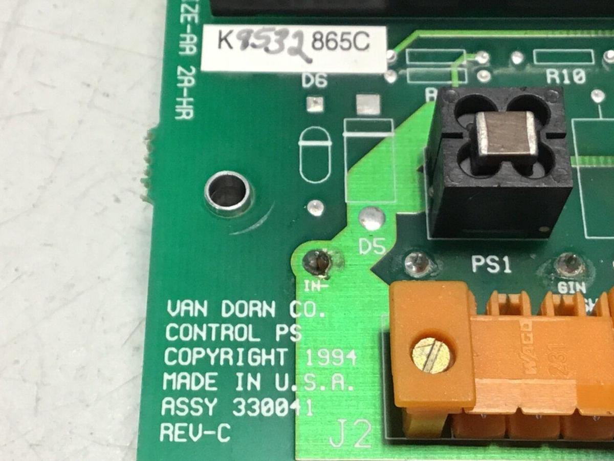Used VAN DORN Circuit Board 330041 PC330-041 Used