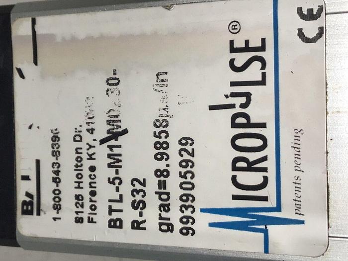 Used BALLUFF Magnetostrictive Positive Sensor BTL-5-M1-M0230-R-S32 #138621