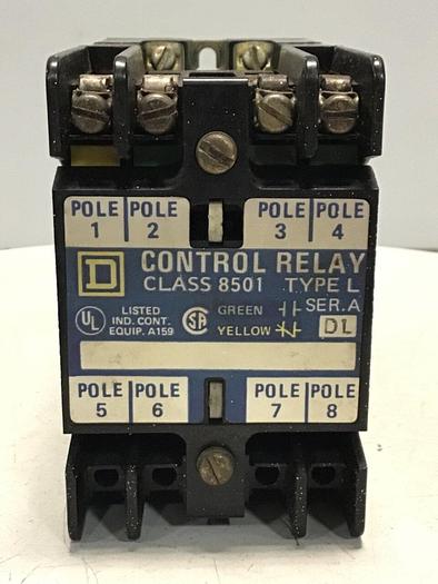 Used SQUARE D Control Relay 8501-L0-40 #74381