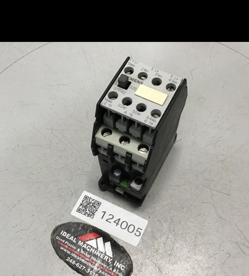 Used SIEMENS Contactor 3TF4222-0A USED