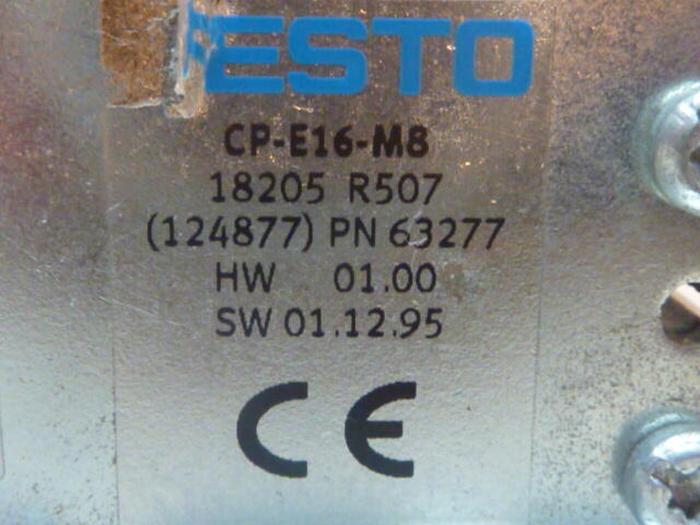 Used FESTO Input Module CP-E16-M8 #61546