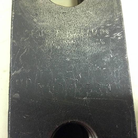Used TOPS-ALL CLAMPS Mold Clamp Open Toe XHD-7580 #76244