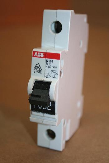 Used ABB 10 Amp Circuit Breaker S261-B10 #19879
