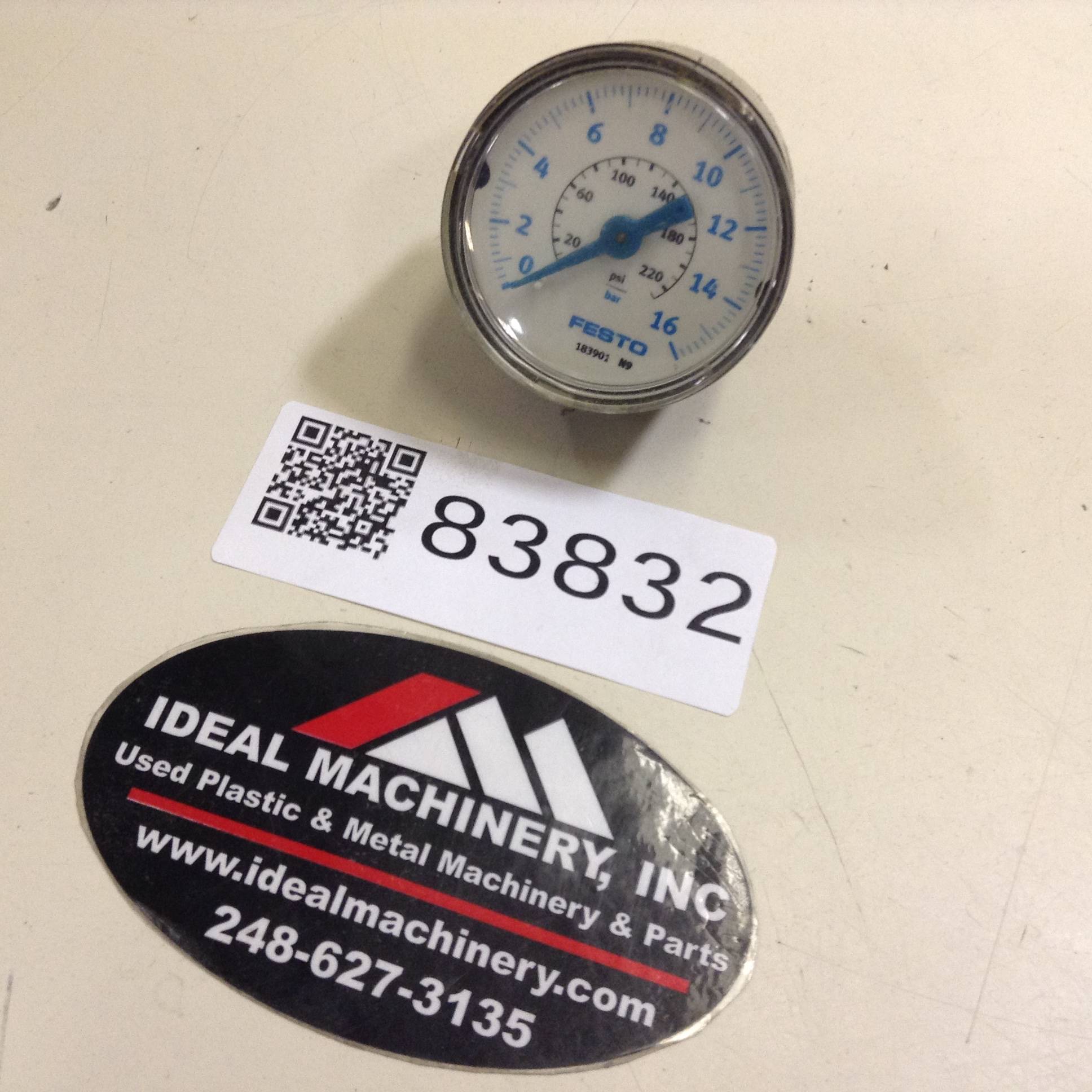 Used FESTO Pressure Gauge 183901 Used