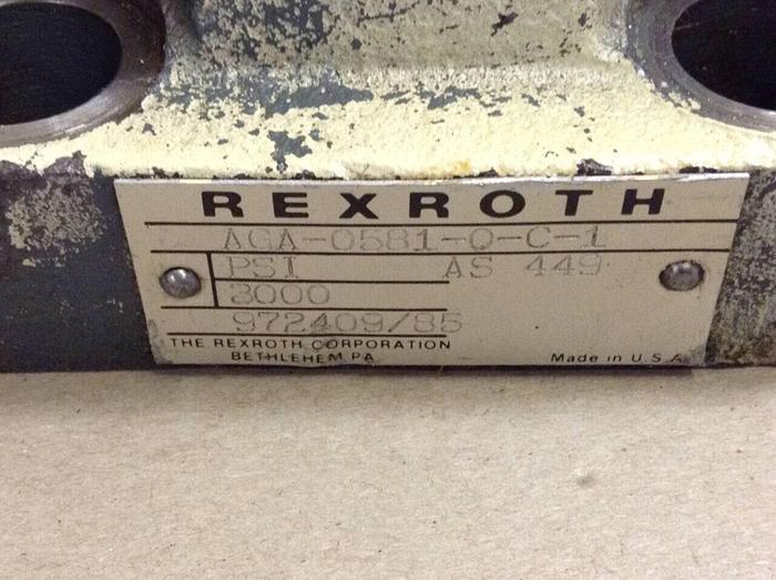Used REXROTH Valve AGA05810C1 #67763