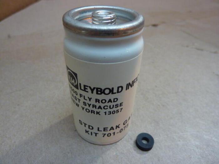 LEYBOLD INFICON Leak Std Gas Canister 701-075-G1 #30004