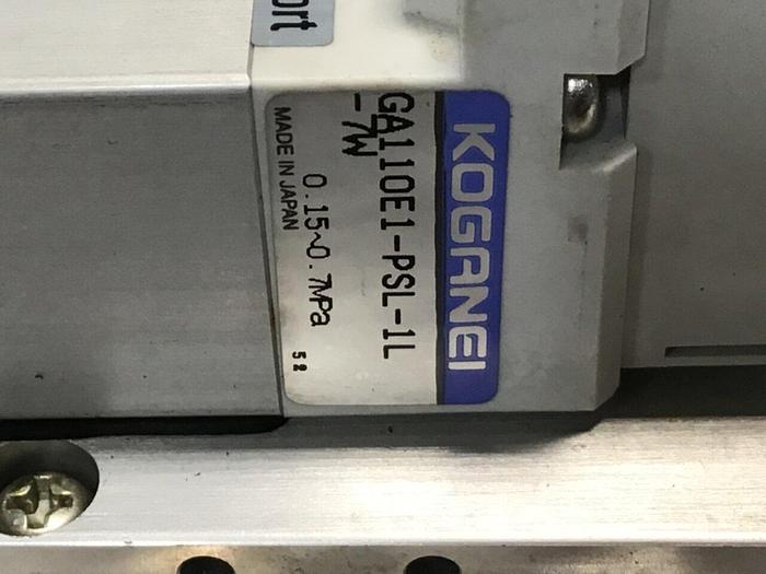 Used KOGANEI Manifold w/ Valves PBM5P-3W #120998