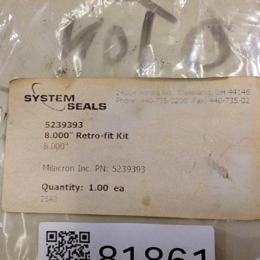 Used SYSTEM SEALS 8.000" Retro-Fit Kit 5239393 #81861
