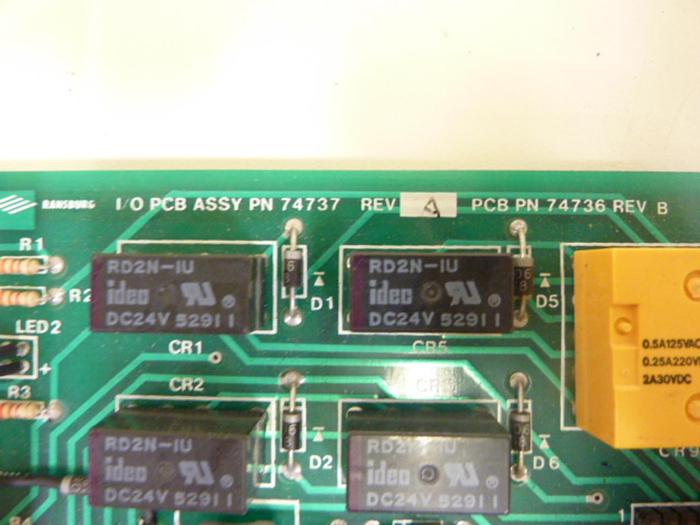 Used ITW RANSBURG I/O Module 74736 #45591