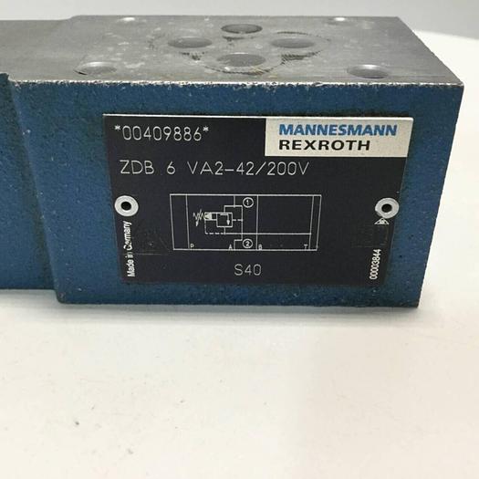 Used MANNESMANN REXROTH Valve ZDB 6 VA2-42/200V #97026