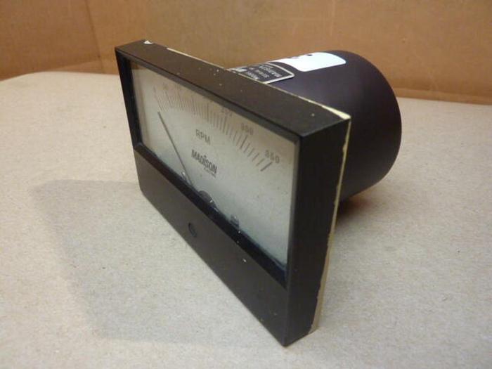 Used MADISON ELECTRIC Tachometer Indicator 300 #35728