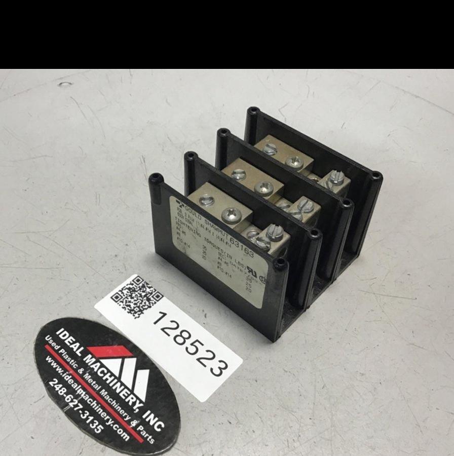Used GOULD / SHAWMUT Terminal Block 63163 USED
