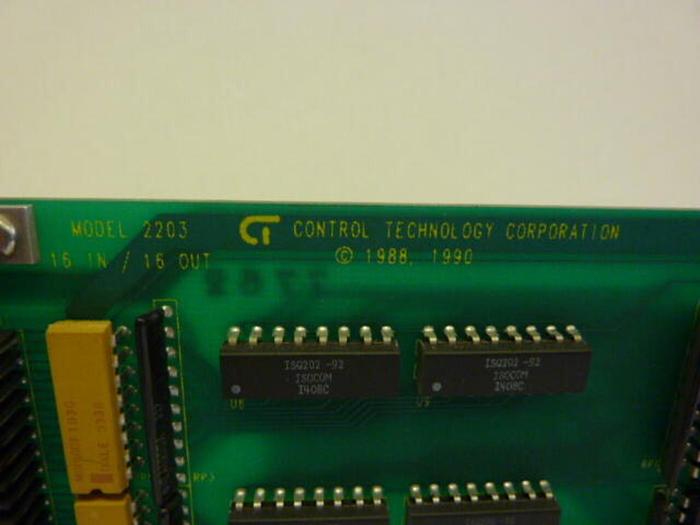 Used CONTROL TECHNOLOGY CORPORATION I/O Module 2203 #21124