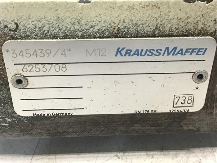 Used KRAUSS MAFFEI Block Valve 6253708 #132315