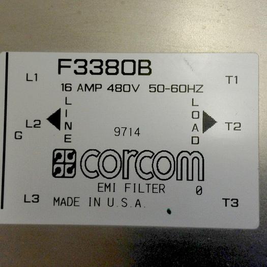 Used CORCOM EMI Filter F3380B #67943