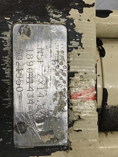Used EATON CORP Hydraulic Clamp Cylinder N5F 2X14.84 #121834