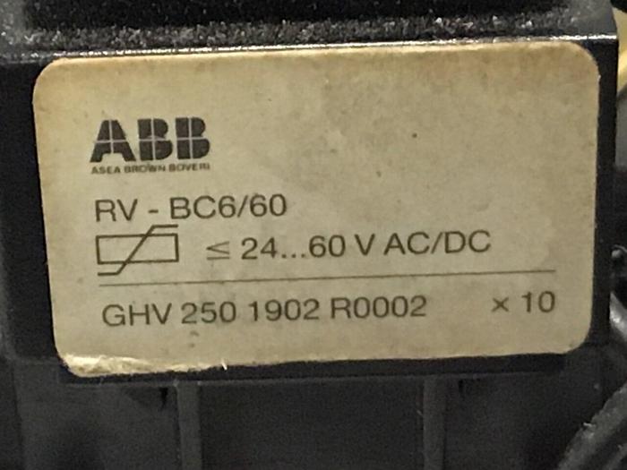 Used ABB Contactor B9 RV-BC6/60 #133285