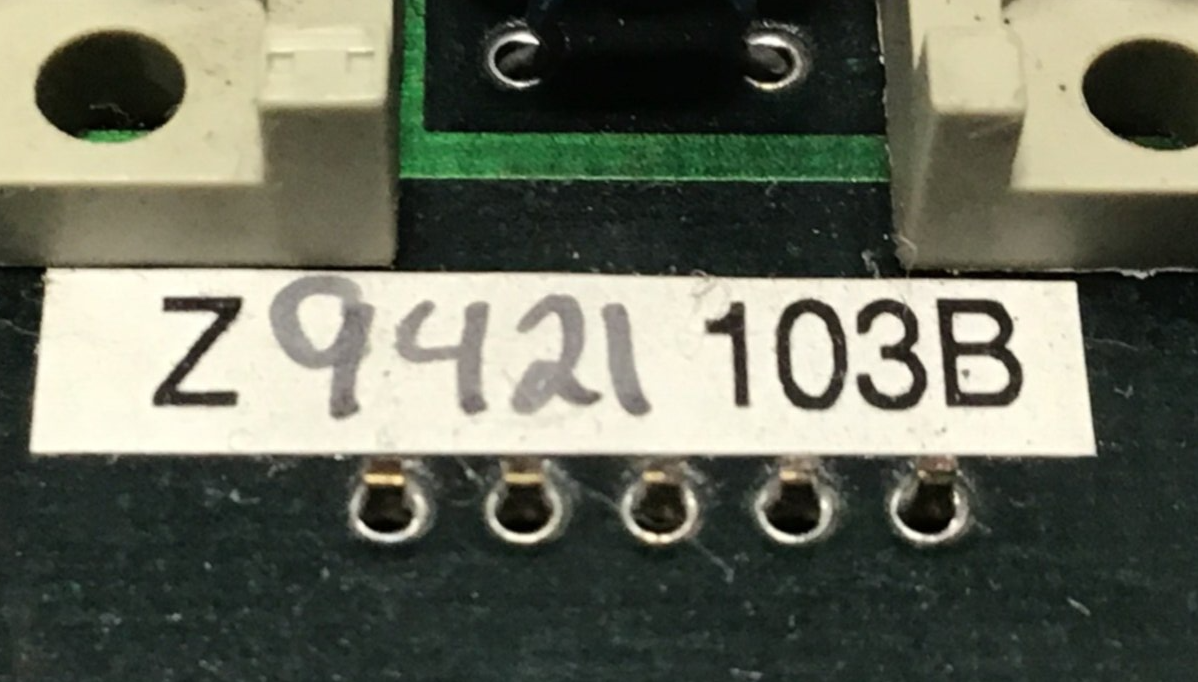 Used CTI Van Dorn Control Rack Board CTI 605 Z9421103B USED