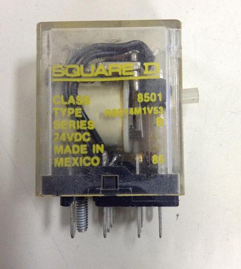 Used SQUARE D Relay 8501-RSD14M1V53 #76387