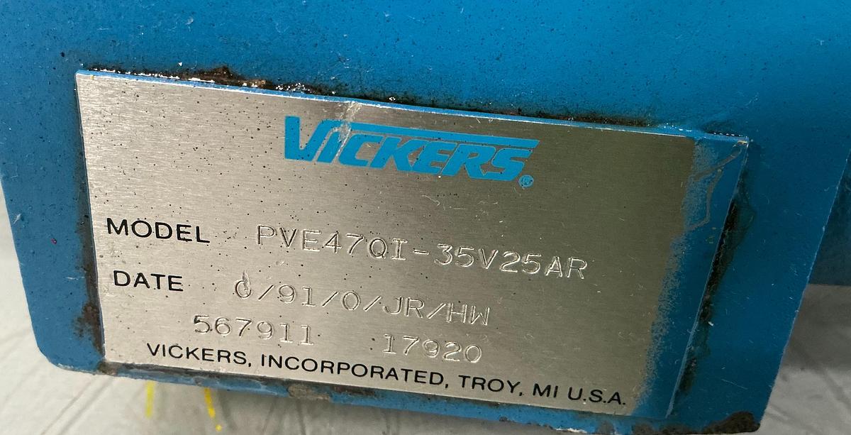 Used VICKERS PVE47QI-35V25AR