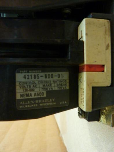 Used ALLEN BRADLEY Motor Starter Size 1 505-BOD SER C #29559