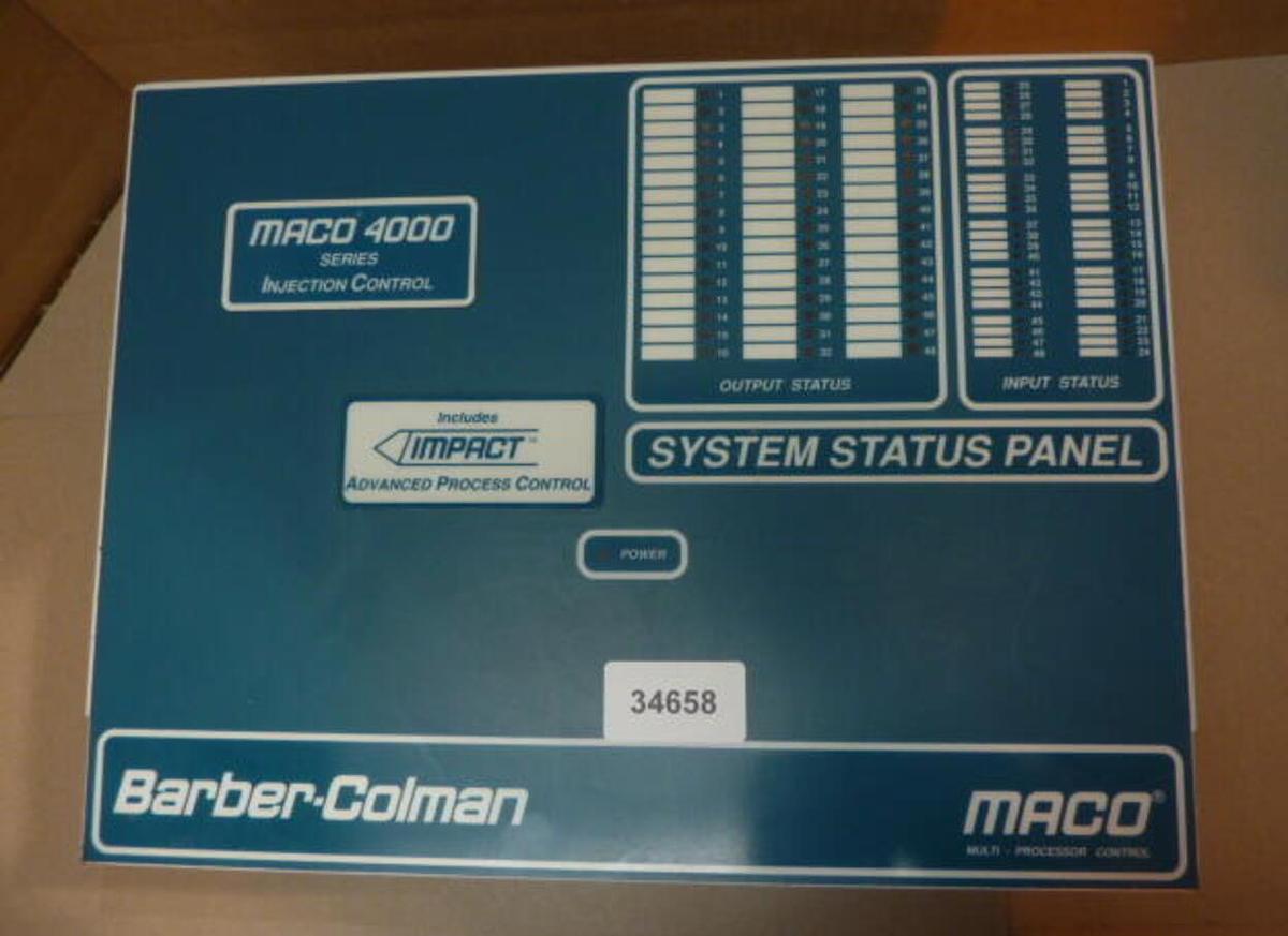 Used BARBER COLMAN Control Card Rack 40BB-0G1AC-CC0-A00 USED