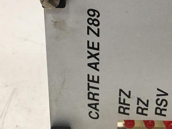 Used SEPRO Axis Card 342004 CARTE AXE Z89 #136872