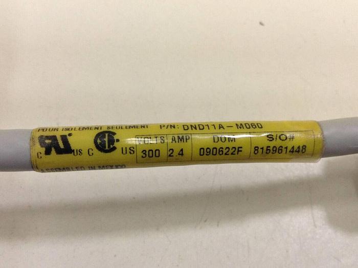 Used WOODHEAD CONNECTIVITY / BRAD HARRISON Cable DND11A-M060 #86049