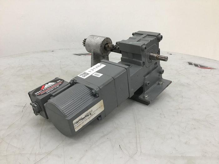 Used MITSUBISHI Gearmotor w/ Feed Throat Slide GM-JW Used