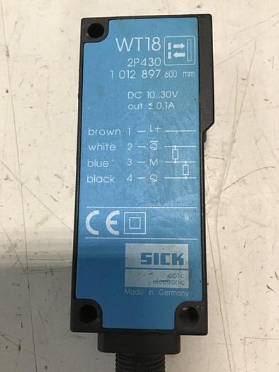 Used SICK Photoelectric Switch WT18-2P430 USED