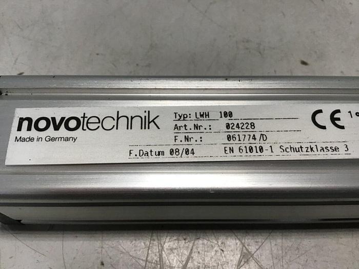 Used NOVOTECHNIK Linear Transducer LWH100 #123169