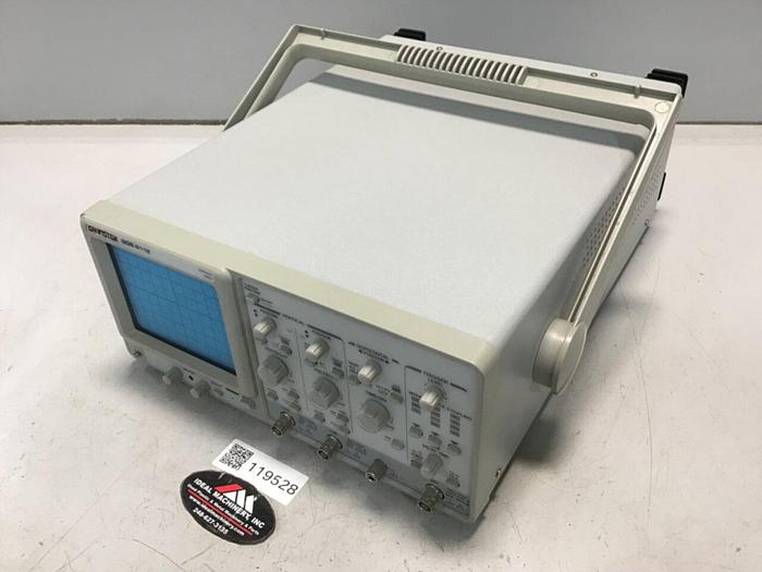 Used GW INSTEK Oscilloscope GOS-6112 #119528