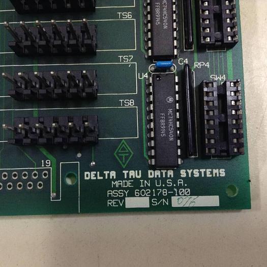 Used DELTA TAU DATA SYSTEMS Circuit Board 602178-100 #71295