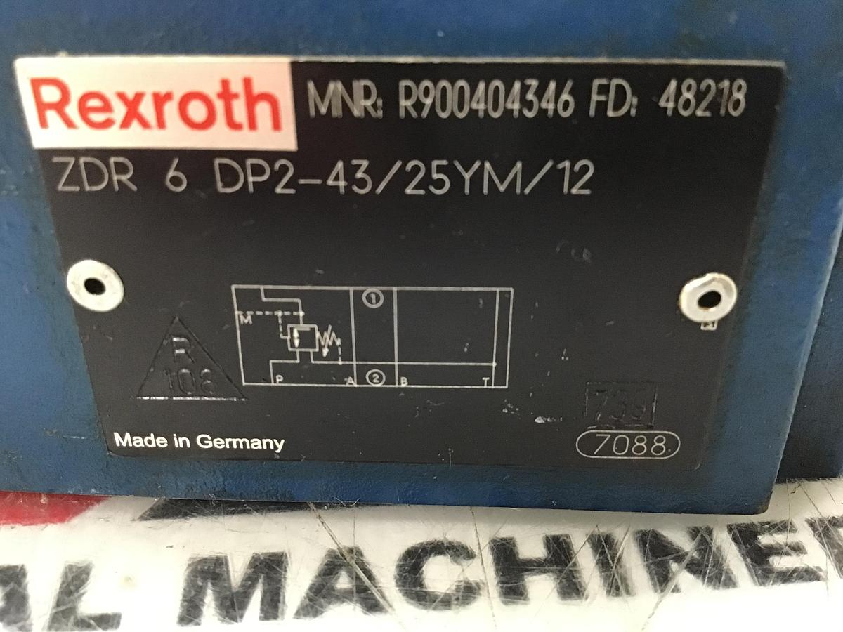 Used REXROTH ZDR6DP24325YM12 Valve Used #141517
